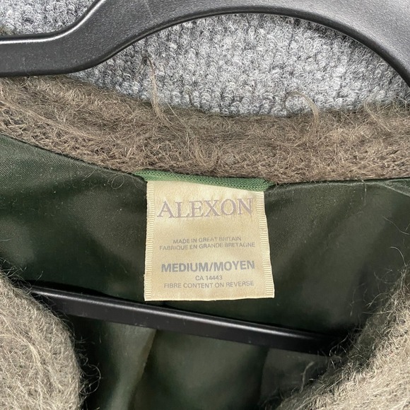 Vintage Alexon Jacket Womens M Mohair Fuzzy Open Front Old Money Quiet Luxury - Picture 6 of 11